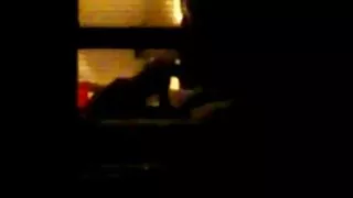 عکس پسران گی جاسوسی از مردم - در پنجره